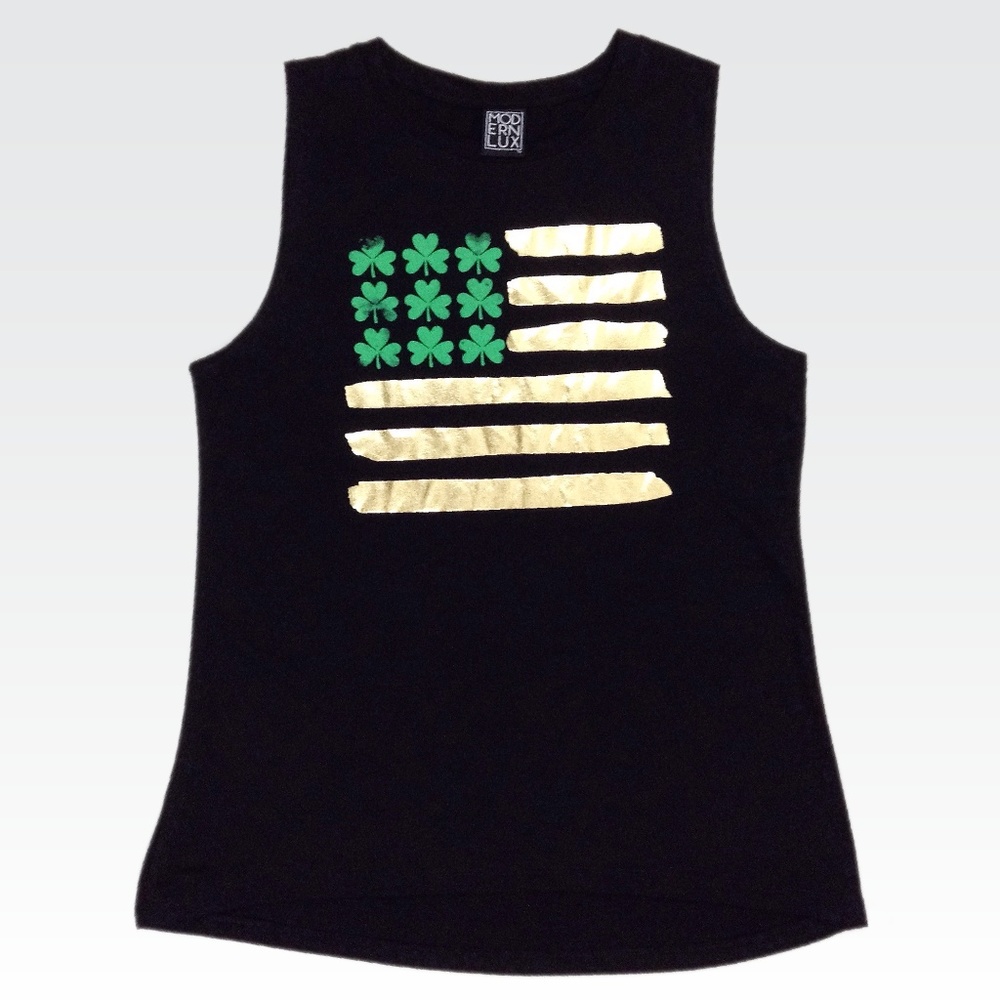 ModernLux | M | Irish American St. Patty's Day Tee